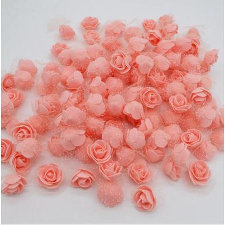 12pcs 3.5cm Mini PE Foam Rose Heads Artificial Silk Flowers for Home Garden DIY Pompom Wreaths Wedding 泡沫玫瑰花(847L) - Image 27
