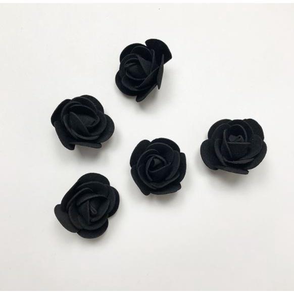 12pcs 3.5cm Mini PE Foam Rose Heads Artificial Silk Flowers for Home Garden DIY Pompom Wreaths Wedding 泡沫玫瑰花(847L) - Image 37