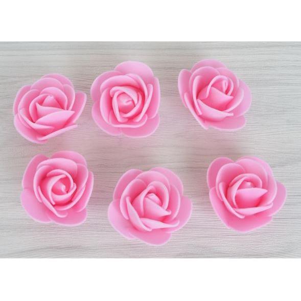 12pcs 3.5cm Mini PE Foam Rose Heads Artificial Silk Flowers for Home Garden DIY Pompom Wreaths Wedding 泡沫玫瑰花(847L) - Image 38