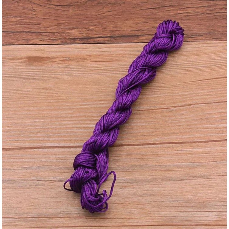 13meters Nylon Cord Thread Chinese Knot Macrame Rattail For DIY Jewelry Necklace Bracelet Home Textile 中国结流苏线(2486L) - Image 21