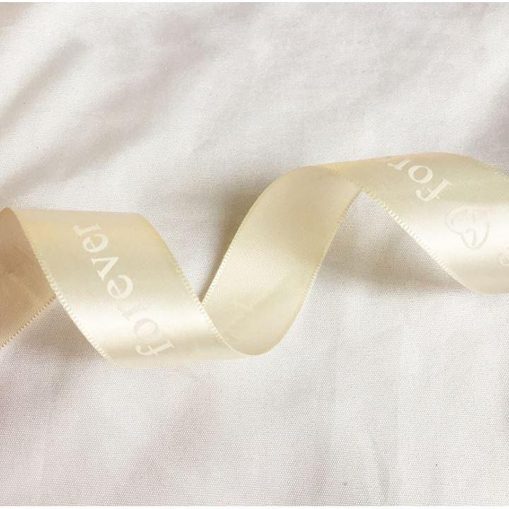 25mm Print Forever Love Silk Ribbons Wedding Car Festival Bridal Accessories Diy Gifts Box Christmas Decor (1248L) - Image 21