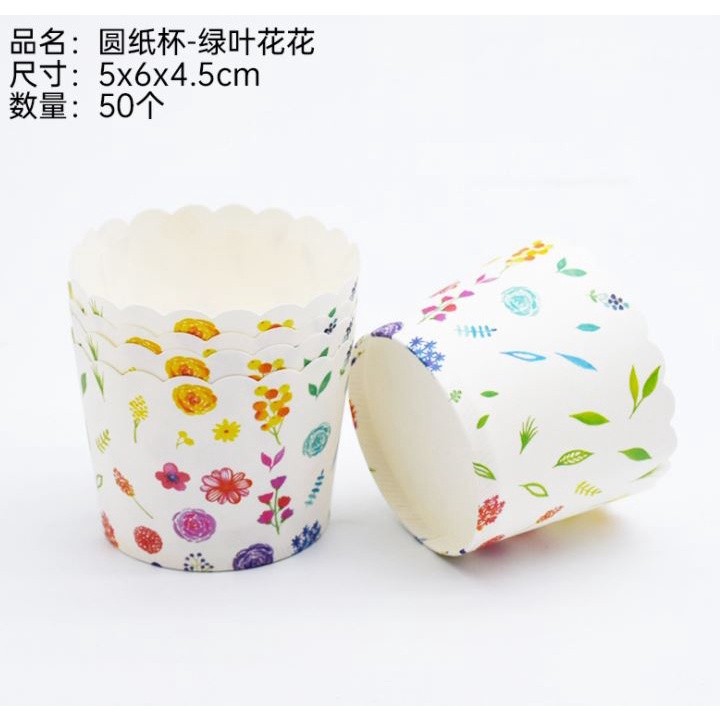 50pcs Pink Bow Muffin Cupcake Paper Cup Wedding Birthday Party Cupcake Liner Baking Cup Cases Muffin Decoration(1479L) - Image 30