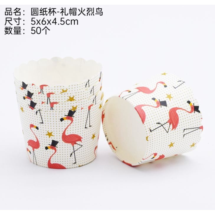 50pcs Pink Bow Muffin Cupcake Paper Cup Wedding Birthday Party Cupcake Liner Baking Cup Cases Muffin Decoration(1479L) - Image 33