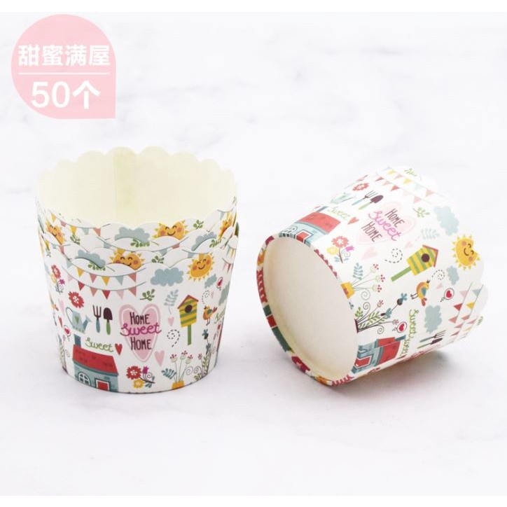 50pcs Pink Bow Muffin Cupcake Paper Cup Wedding Birthday Party Cupcake Liner Baking Cup Cases Muffin Decoration(1479L) - Image 40