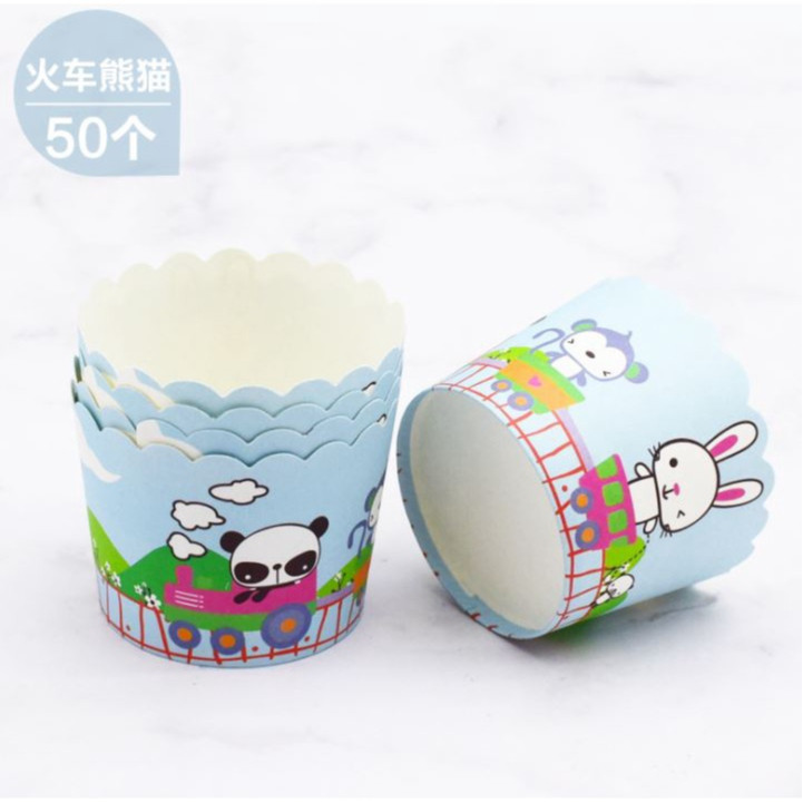 50pcs Pink Bow Muffin Cupcake Paper Cup Wedding Birthday Party Cupcake Liner Baking Cup Cases Muffin Decoration(1479L) - Image 43
