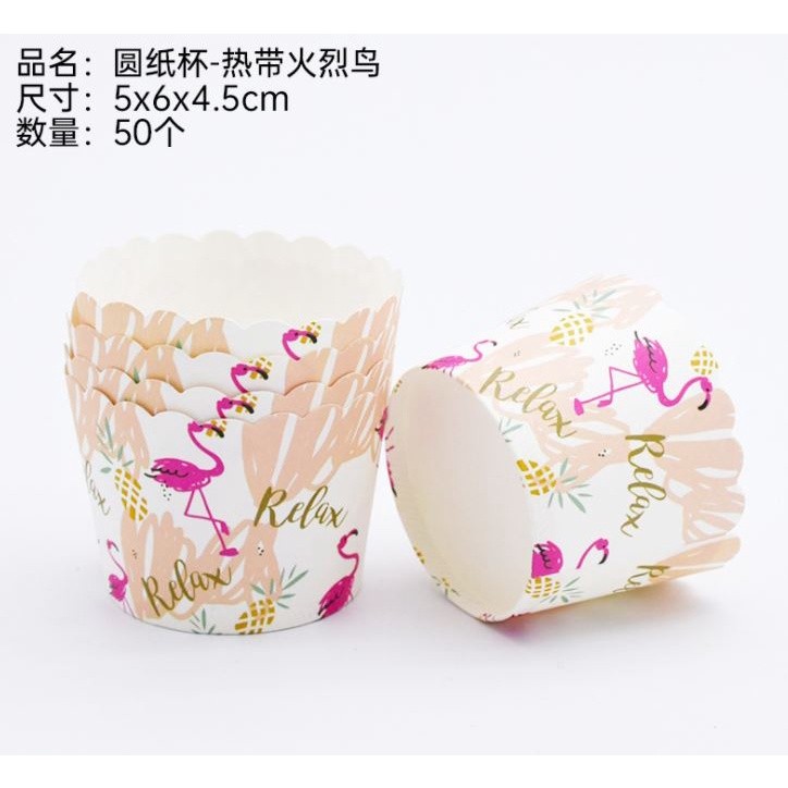 50pcs Pink Bow Muffin Cupcake Paper Cup Wedding Birthday Party Cupcake Liner Baking Cup Cases Muffin Decoration(1479L) - Image 42