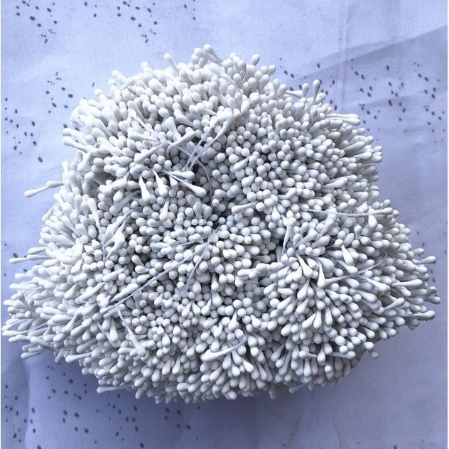 50pcs 2mm-3mm Korea Mini Stamen Matte Handmade Artificial Flowers For Wedding Party Home Decoration 哑光花心花芯 (1588L) - Image 25