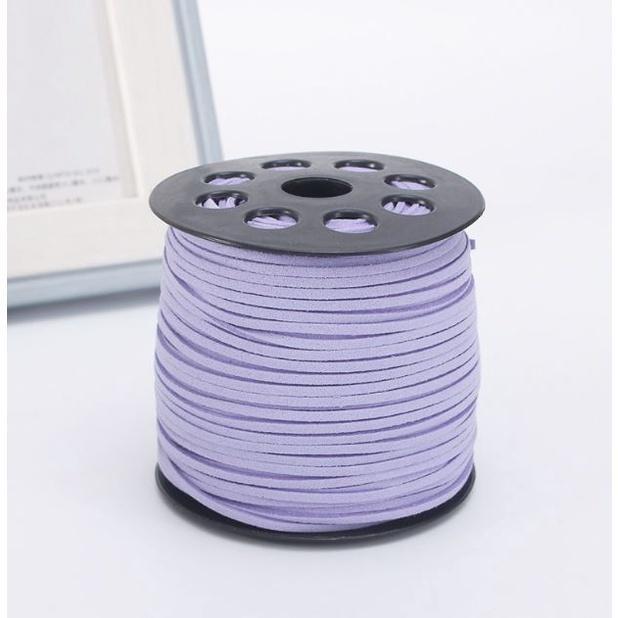 5/10yards 2mm Thread Tassel Bouquet Packing Material Rope Multi-colors Flat Faux Suede Korean Leather Cord彩色韩国绒皮绳(1574L) - Image 36