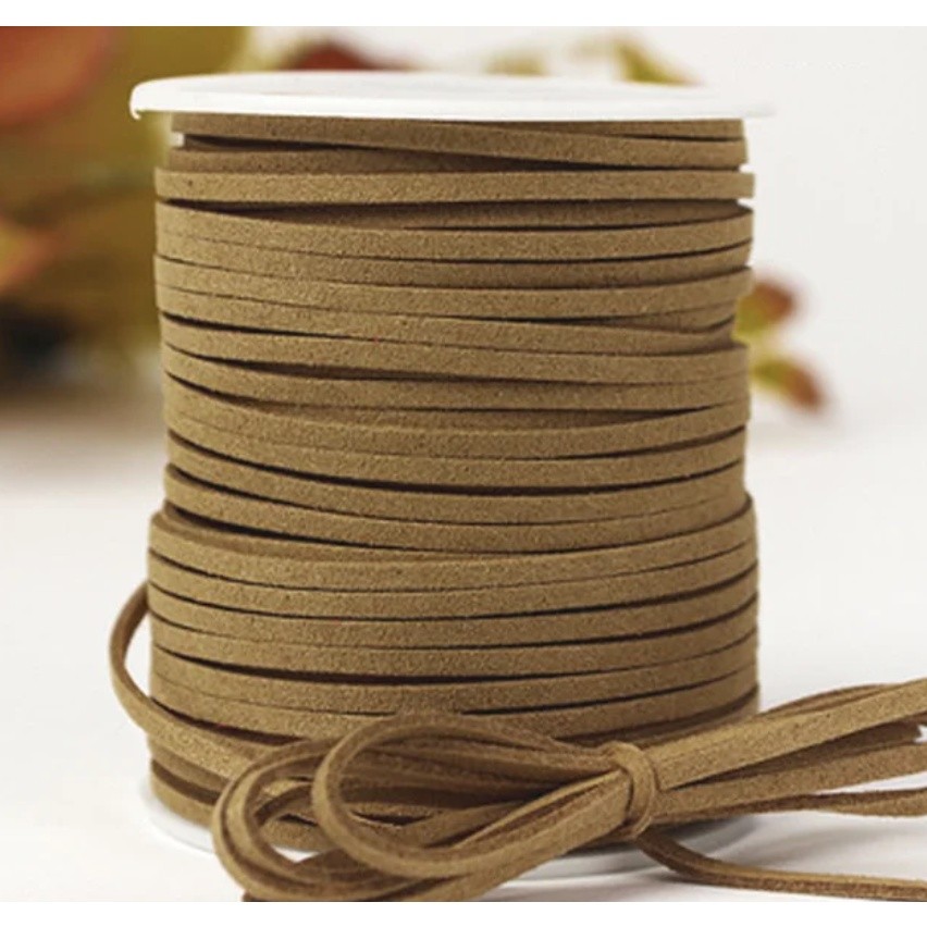5/10yards 2mm Thread Tassel Bouquet Packing Material Rope Multi-colors Flat Faux Suede Korean Leather Cord彩色韩国绒皮绳(1574L) - Image 38