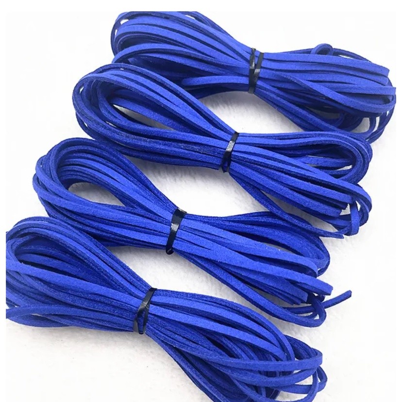 5/10yards 2mm Thread Tassel Bouquet Packing Material Rope Multi-colors Flat Faux Suede Korean Leather Cord彩色韩国绒皮绳(1574L) - Image 45