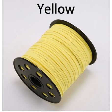 5/10yards 2mm Thread Tassel Bouquet Packing Material Rope Multi-colors Flat Faux Suede Korean Leather Cord彩色韩国绒皮绳(1574L) - Image 48