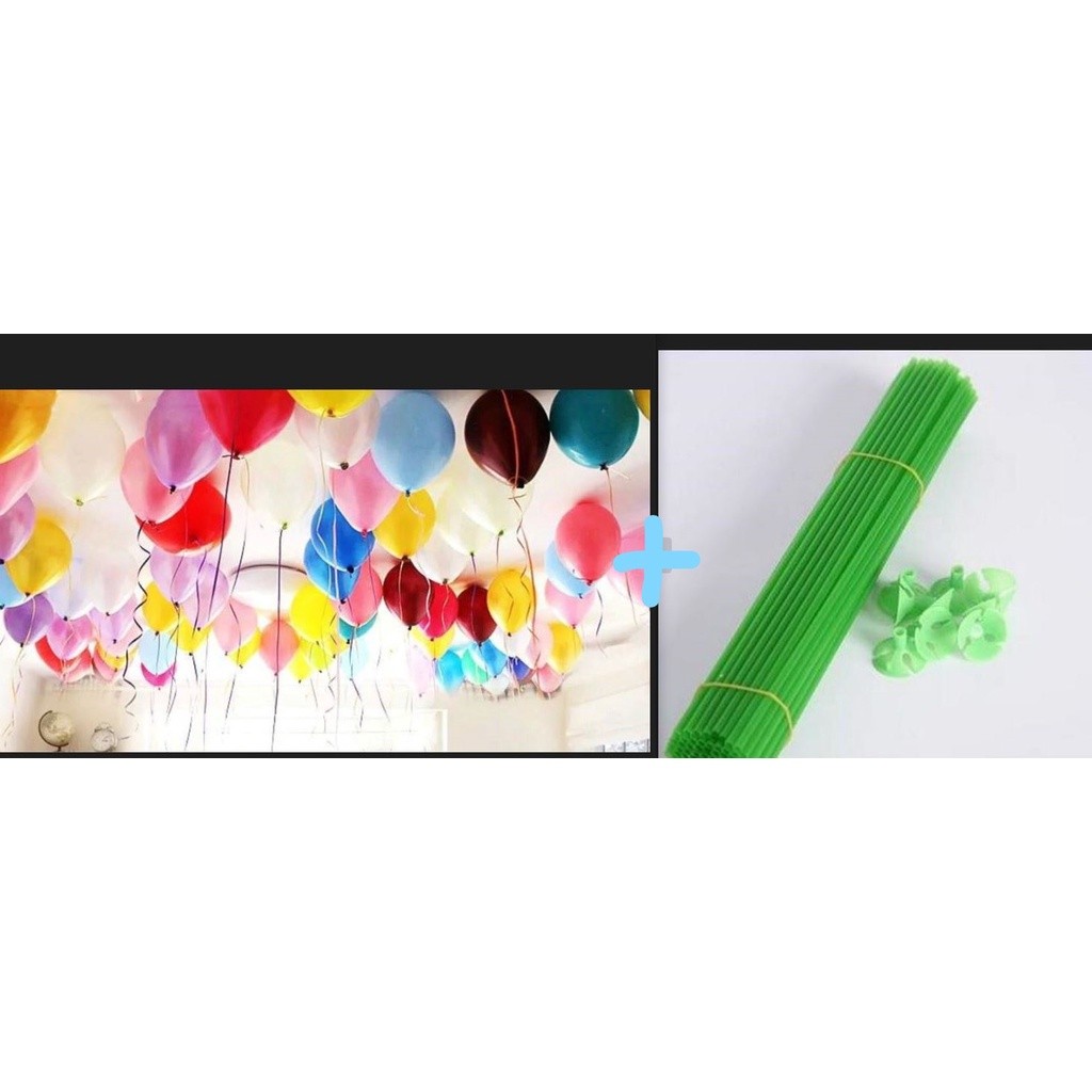 1pc Foil Balloon Accessories Balloon Holder Sticks with Cups Party Supplies Decoration+1pc 10inch 1.2g Pearl Ball(1584L) - Image 21