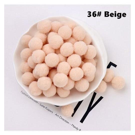 12pcs 30mm DIY Fluffy Soft Pompom Plush Pom Poms Ball Macaron Pompones Handmade Sewing Craft Kid Toy Wedding(1957L) - Image 25