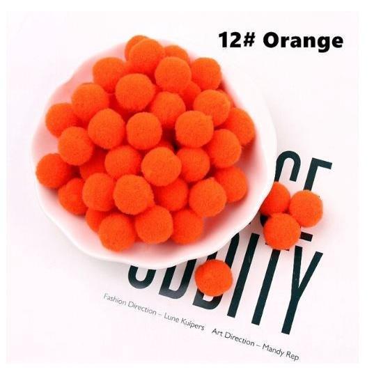 12pcs 30mm DIY Fluffy Soft Pompom Plush Pom Poms Ball Macaron Pompones Handmade Sewing Craft Kid Toy Wedding(1957L) - Image 29