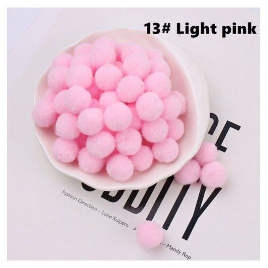 12pcs 30mm DIY Fluffy Soft Pompom Plush Pom Poms Ball Macaron Pompones Handmade Sewing Craft Kid Toy Wedding(1957L) - Image 32
