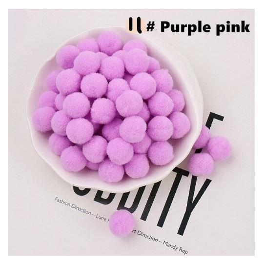 12pcs 30mm DIY Fluffy Soft Pompom Plush Pom Poms Ball Macaron Pompones Handmade Sewing Craft Kid Toy Wedding(1957L) - Image 35