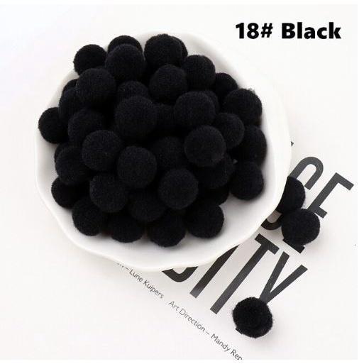 12pcs 30mm DIY Fluffy Soft Pompom Plush Pom Poms Ball Macaron Pompones Handmade Sewing Craft Kid Toy Wedding(1957L) - Image 38