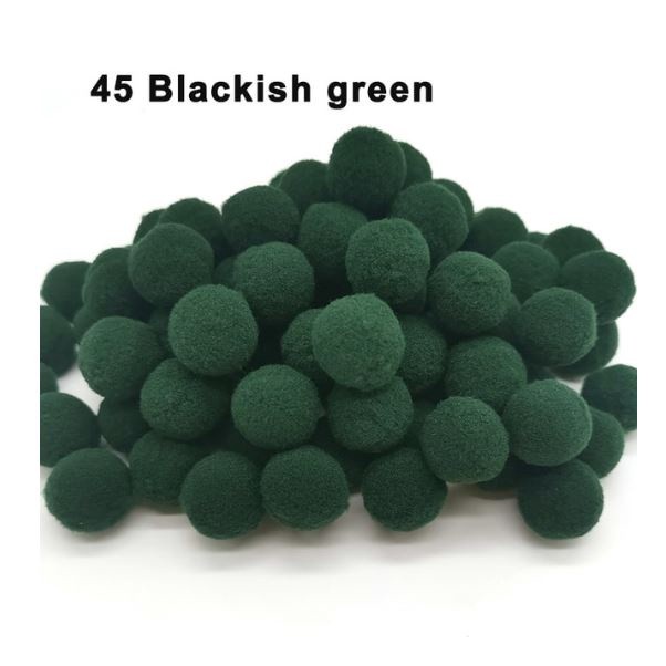 12pcs 30mm DIY Fluffy Soft Pompom Plush Pom Poms Ball Macaron Pompones Handmade Sewing Craft Kid Toy Wedding(1957L) - Image 41