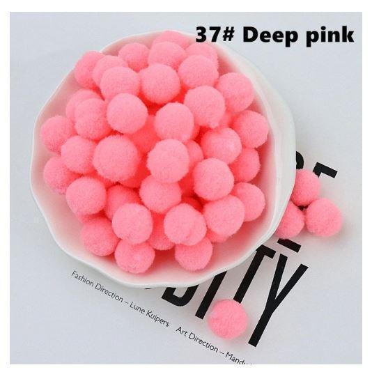 12pcs 30mm DIY Fluffy Soft Pompom Plush Pom Poms Ball Macaron Pompones Handmade Sewing Craft Kid Toy Wedding(1957L) - Image 45