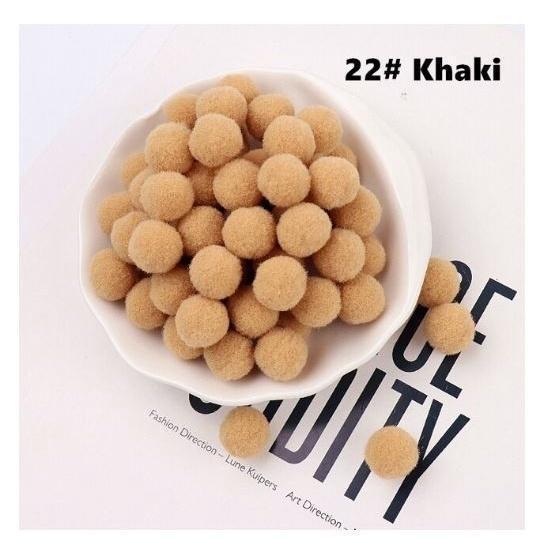 12pcs 30mm DIY Fluffy Soft Pompom Plush Pom Poms Ball Macaron Pompones Handmade Sewing Craft Kid Toy Wedding(1957L) - Image 46