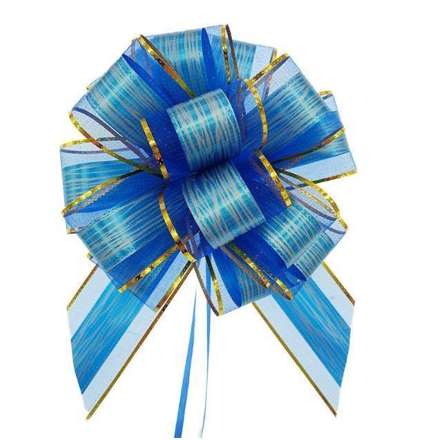 1pc Large Golden Pull Bow Tulle Ribbon Bows Wedding Party Cars Birthday Christmas Presents Gift Decoration(1872L) - Image 21