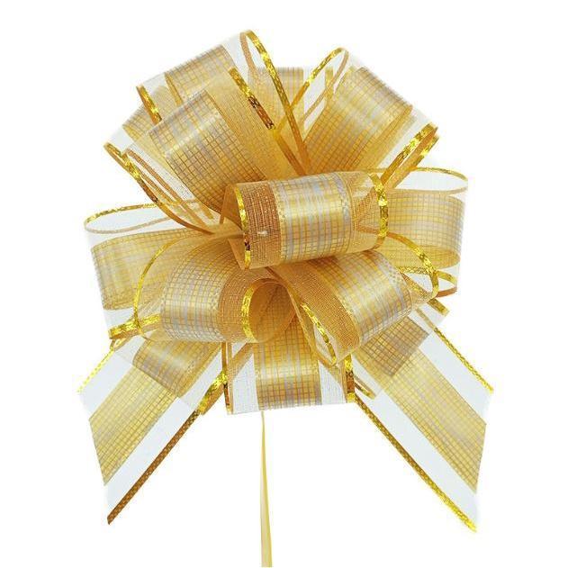 1pc Large Golden Pull Bow Tulle Ribbon Bows Wedding Party Cars Birthday Christmas Presents Gift Decoration(1872L) - Image 23