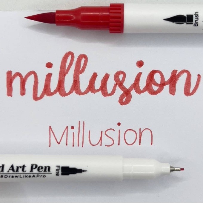 Millusion Edible Food Art Pen Cake Marker- Dual Nibs Edible Pen Cake Writing Halal Certified 烘焙食用色素笔(2614L) - Image 22