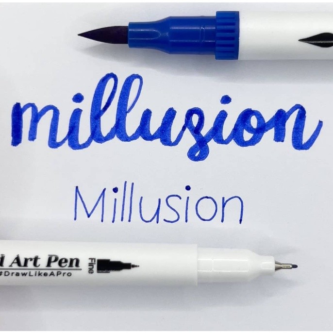 Millusion Edible Food Art Pen Cake Marker- Dual Nibs Edible Pen Cake Writing Halal Certified 烘焙食用色素笔(2614L) - Image 21