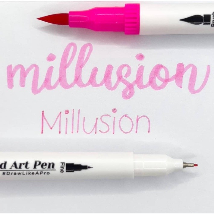 Millusion Edible Food Art Pen Cake Marker- Dual Nibs Edible Pen Cake Writing Halal Certified 烘焙食用色素笔(2614L) - Image 23