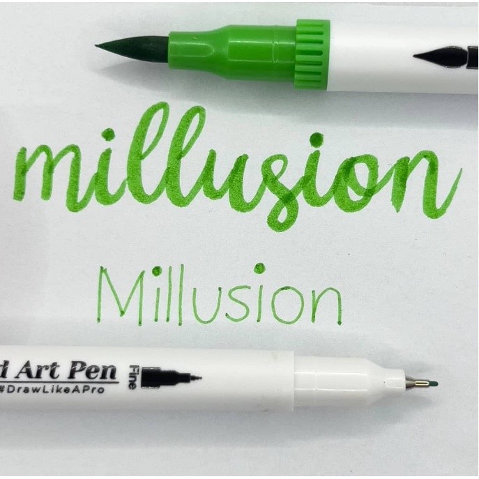 Millusion Edible Food Art Pen Cake Marker- Dual Nibs Edible Pen Cake Writing Halal Certified 烘焙食用色素笔(2614L) - Image 24
