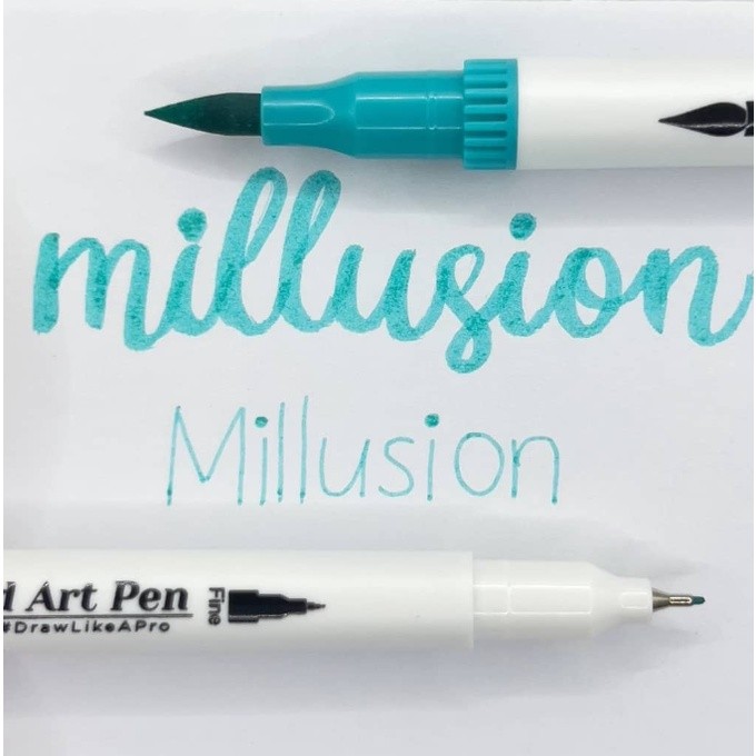 Millusion Edible Food Art Pen Cake Marker- Dual Nibs Edible Pen Cake Writing Halal Certified 烘焙食用色素笔(2614L) - Image 29
