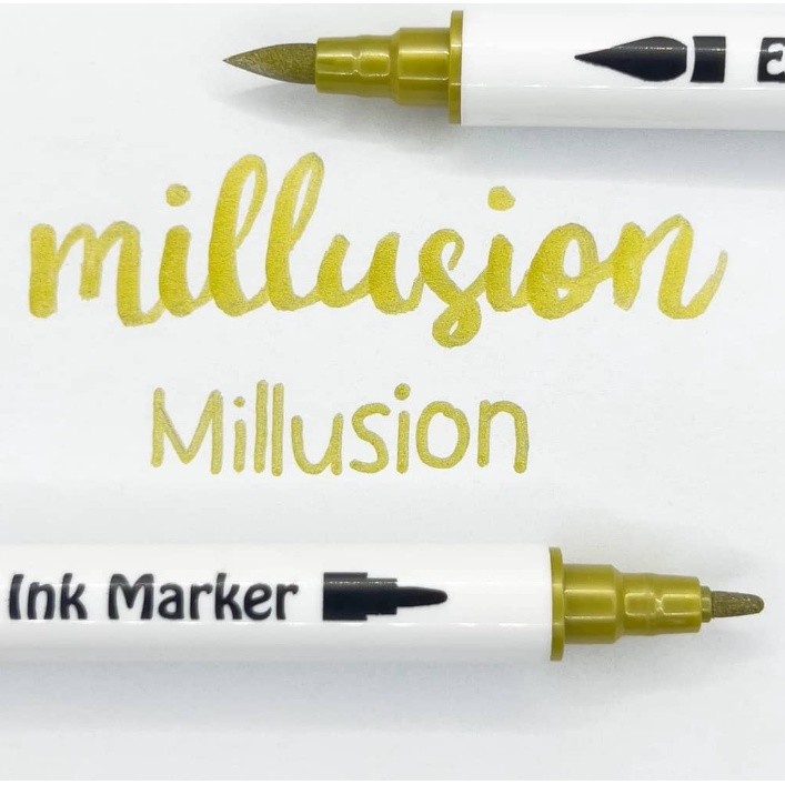 Millusion Edible Food Art Pen Cake Marker- Dual Nibs Edible Pen Cake Writing Halal Certified 烘焙食用色素笔(2614L) - Image 31