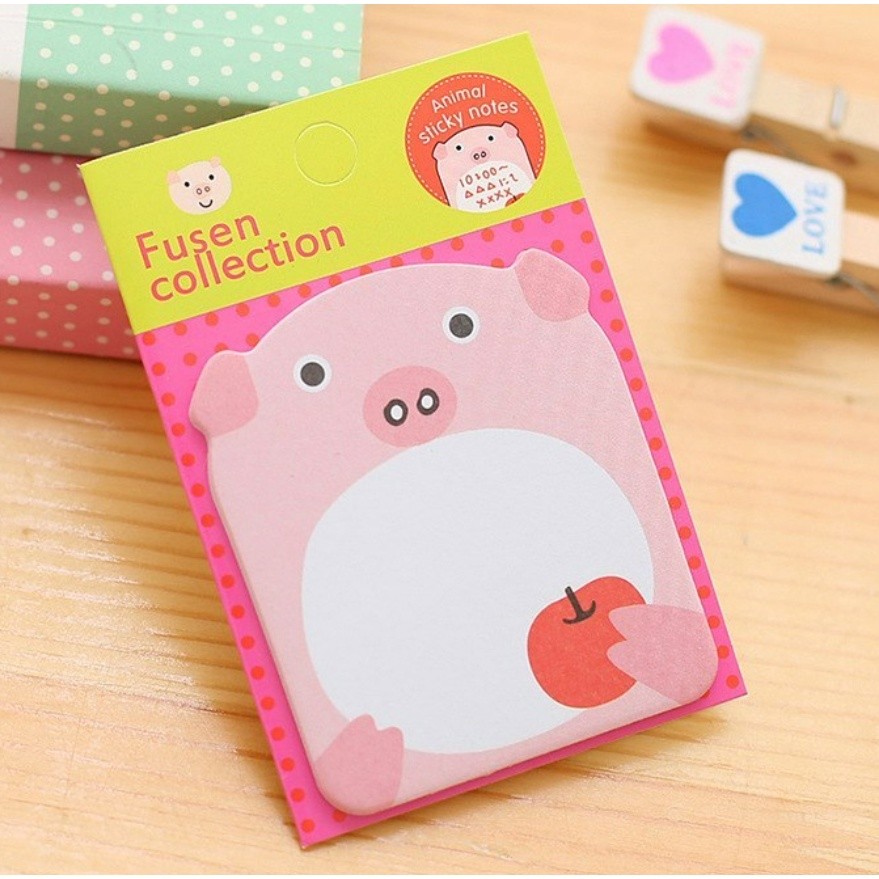 20/30pcs Cartoon Animals Cute Sticky Notes Note Paper Creative Bookmark Self-Adhesive Note Paper School 可爱便签本子(2378L) - Image 21