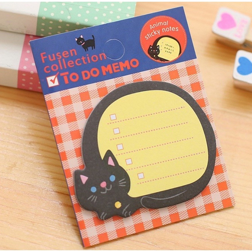 20/30pcs Cartoon Animals Cute Sticky Notes Note Paper Creative Bookmark Self-Adhesive Note Paper School 可爱便签本子(2378L) - Image 23