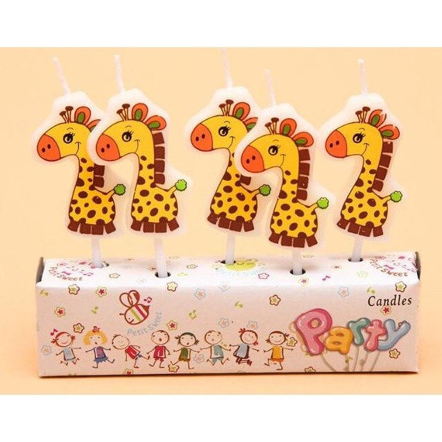 5pcs/lot Cartoon Candles Party Supplies Kids Birthday Candles Cake Topper Evening Party Decorations(360L) - Image 10