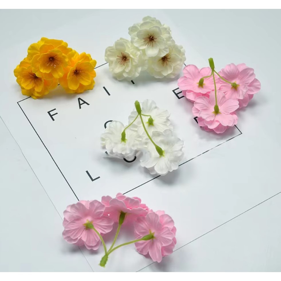 SAKURA Flower Cherry Blossom Handmade Soap Flower With Hand Gift Box Decoration 樱花香皂花头肥皂花 (648L) - Image 3