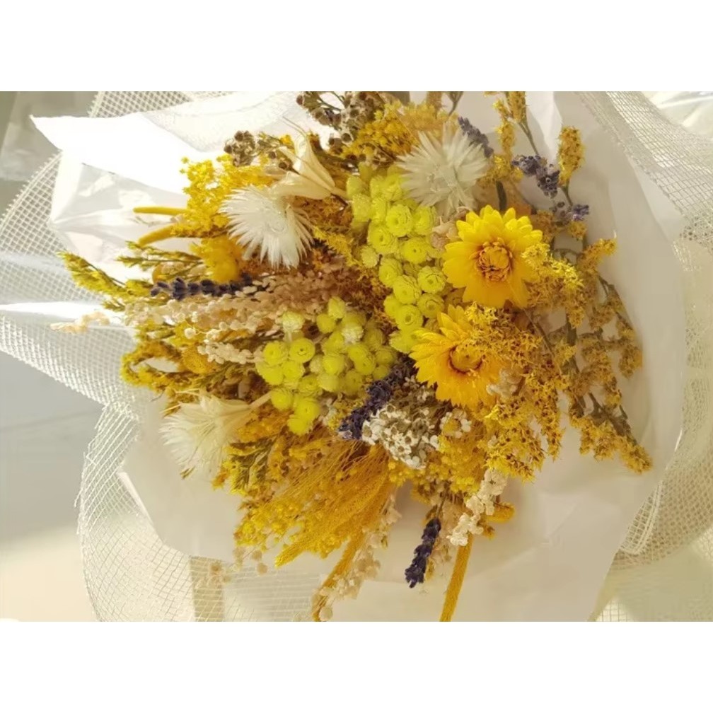 1yard Grid flower wrapping paper solid hand made Flower packaging gauze fashion creative Gift Packaging Floral (1577L) - Image 7