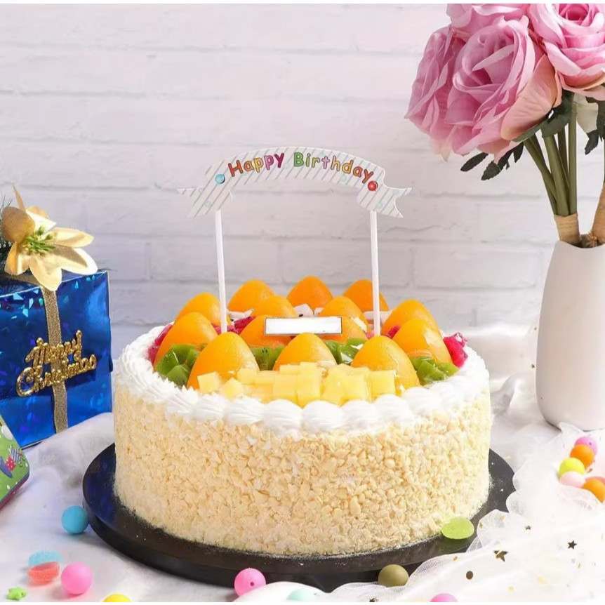Creative Birthday Flags Cupcake Toppers Pick Boy Birthday Party Decorations 生日快乐插旗(203L) - Image 4