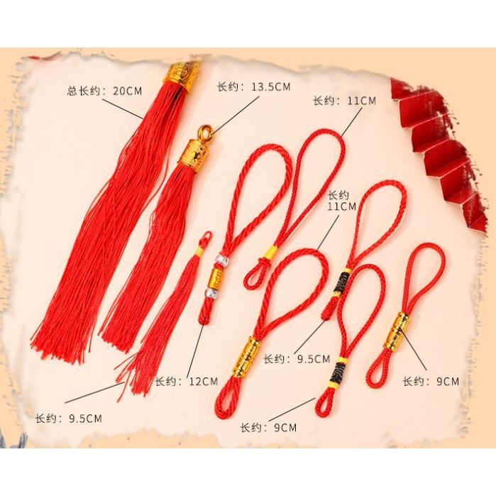 2026 Chinese New Year Tassel Decor Spring Festival Pendant Hanging Ornament Bonsai Hanging (3081L) - Image 4