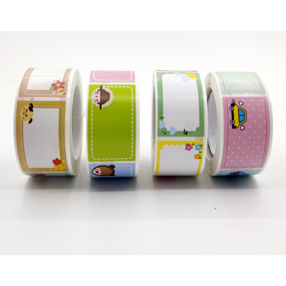 Children cartoon sticker cute pattern stationery school teacher supplies reward label record sticker 卡通可爱手帐文具贴姓名贴(2435L) - Image 3