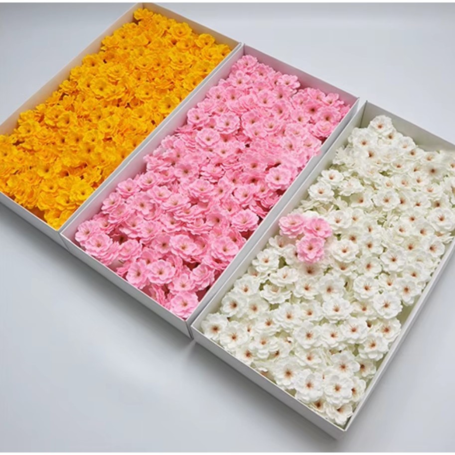 SAKURA Flower Cherry Blossom Handmade Soap Flower With Hand Gift Box Decoration 樱花香皂花头肥皂花 (648L) - Image 2