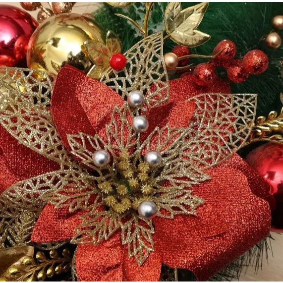 8/10/12/15/20mm Mini Artificial Berries Silver Fake Berry Cherry Stamen for Christmas DIY Floral Wreath Ornament(3058L) - Image 2