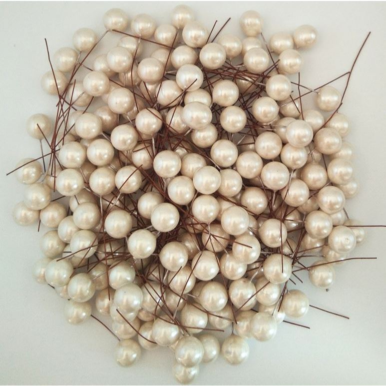 8/10/12/15/20mm Mini Artificial Berries Silver Fake Berry Cherry Stamen for Christmas DIY Floral Wreath Ornament(3058L) - Image 6