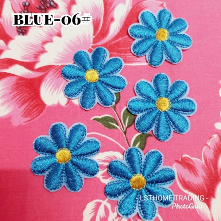 3.5cm Daisy Sunflower Flower Embroidery Patch Iron On Patches For Clothing Thermoadhesive Patches On Clothes DIY(3086L) - Image 10
