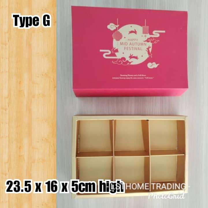 Rabbit Mooncake Boxes Cookies Cake Candy Plastic Bag For Birthday Wedding Party Festival Paper Packaging(1438L) - Image 15