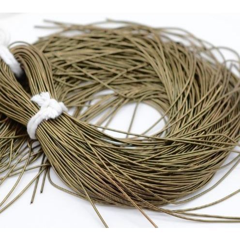 5yard 1mm~2mm Round High Elastic Sewing Elastic Band Fiat Rubber Band Waist Band Stretch 弹力绳 (1946L) - Image 18