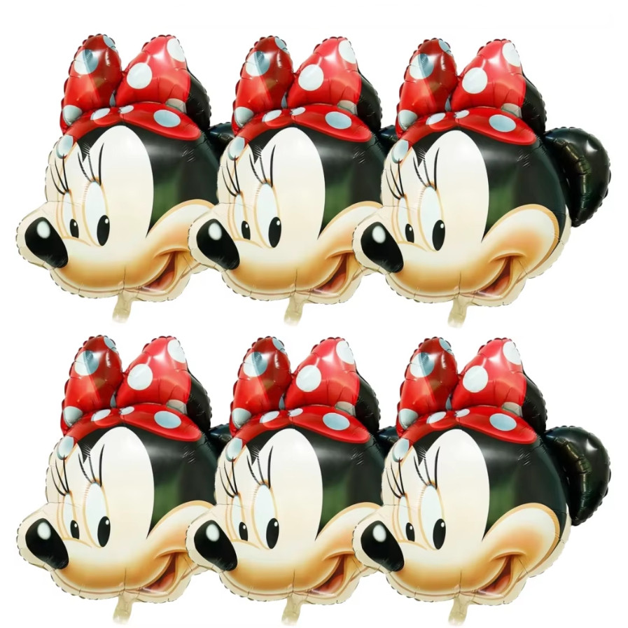 1pc 78*63cm Mickey Mouse Minnie head foil balloon Kids Birthday Party Decoration Baby Shower Supplies(153L) - Image 5