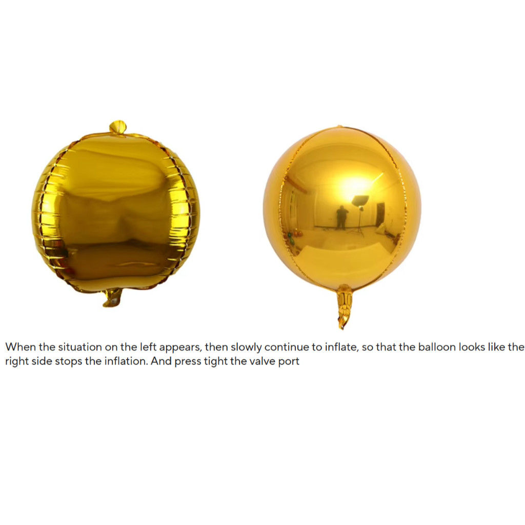 New Laser Gradient Color Baby Shower 4D Ball Party Supplies Reusable Fashion Favors 22 inch Party Decor(306L) - Image 6