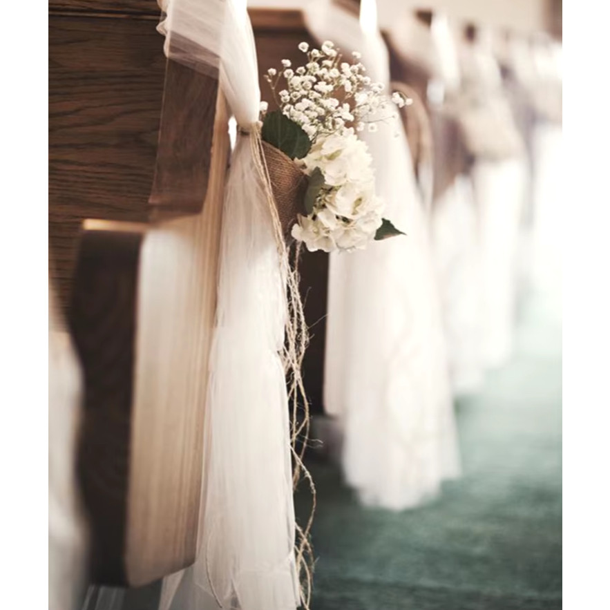 150cm wide 1yard Wedding Organza Tulle Roll For DIY Party Backdrops Chair Sashes Bow Dessert Table Swags Runners(1007L) - Image 3