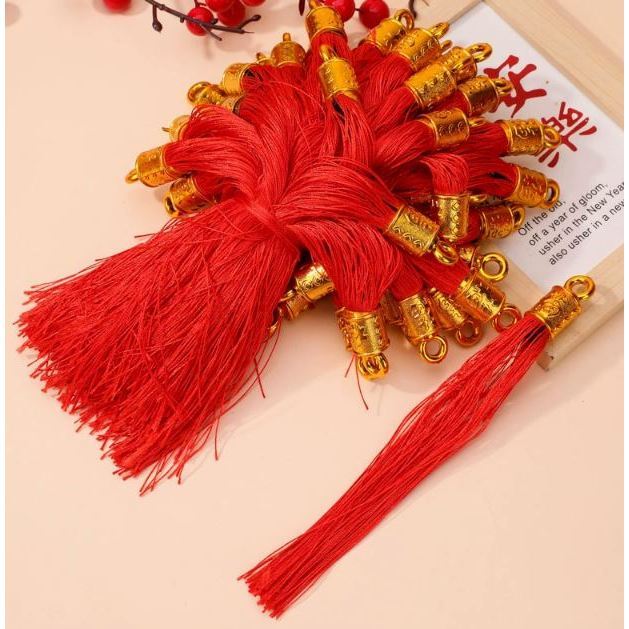 2026 Chinese New Year Tassel Decor Spring Festival Pendant Hanging Ornament Bonsai Hanging (3081L) - Image 8